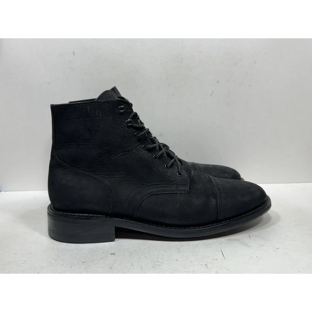 Thursday Boot Company Captain Black Matte Lace Up Boot Men's Size 13 Shoes